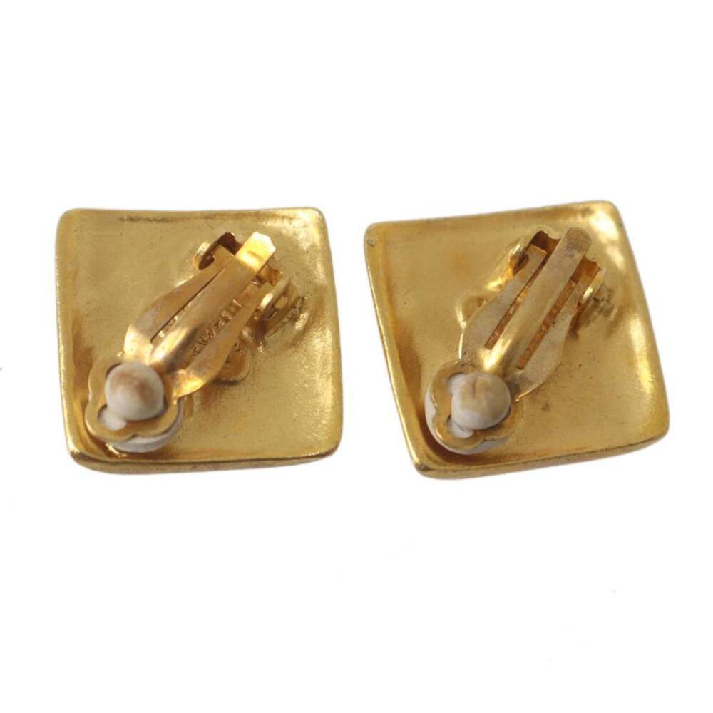 Chanel Cc Logo Clip-On Earrings Metal #229058C92B - Picture 3 of 8